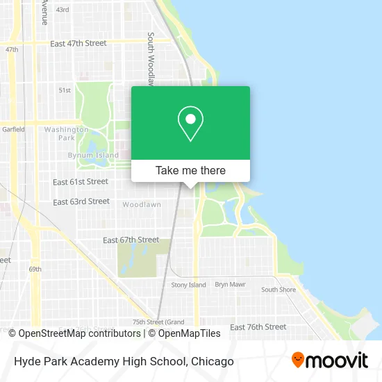 Hyde Park Academy High School map