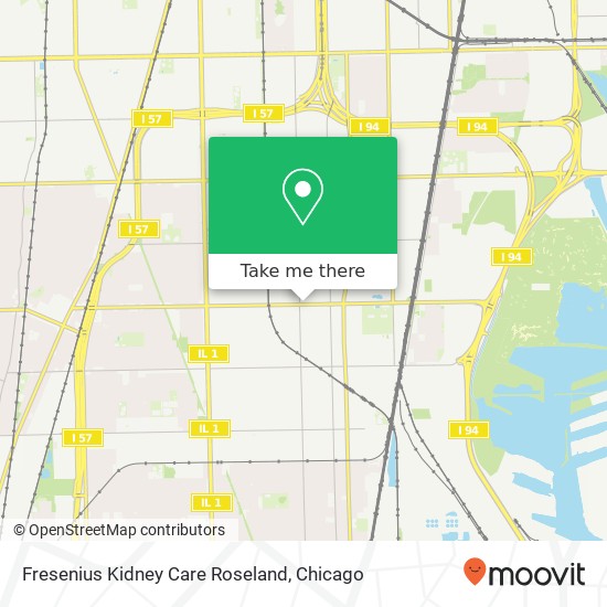 Fresenius Kidney Care Roseland map