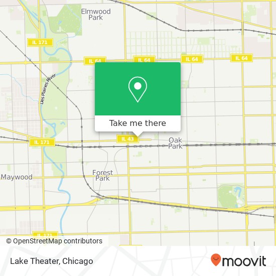 Lake Theater map