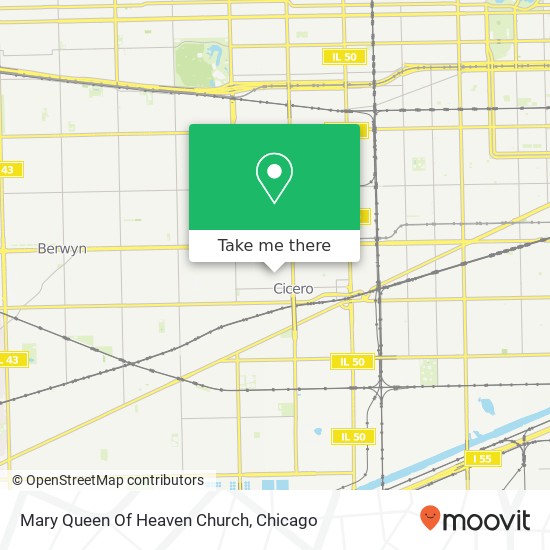 Mary Queen Of Heaven Church map