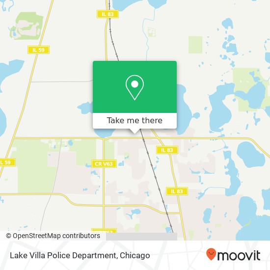 Lake Villa Police Department map