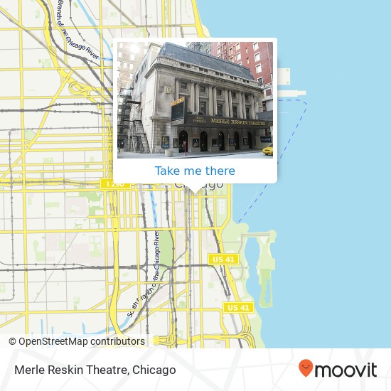 Mapa de Merle Reskin Theatre