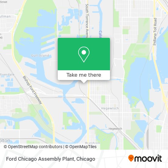 Ford Chicago Assembly Plant map