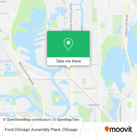 Mapa de Ford Chicago Assembly Plant