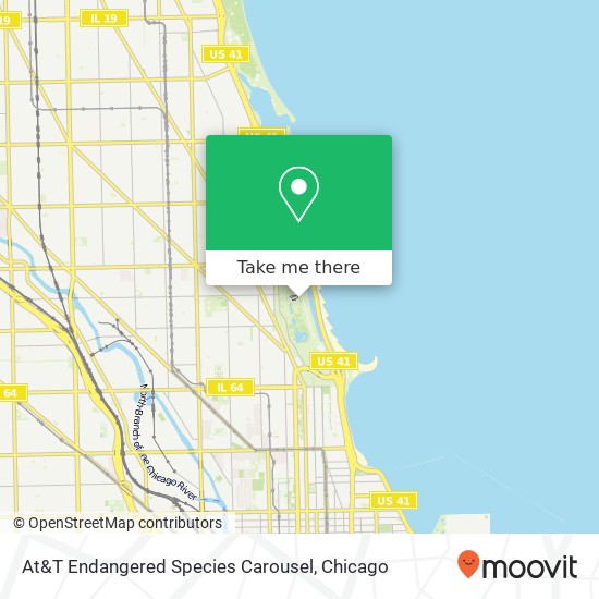 At&T Endangered Species Carousel map