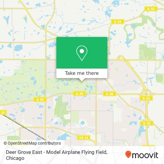 Deer Grove East - Model Airplane Flying Field map