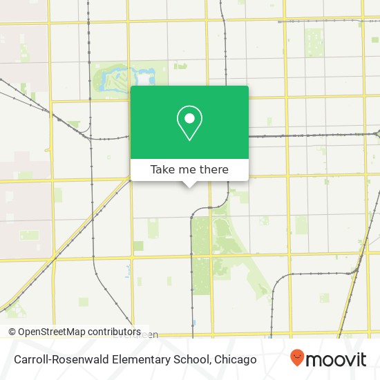 Mapa de Carroll-Rosenwald Elementary School