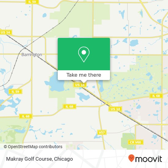 Makray Golf Course map