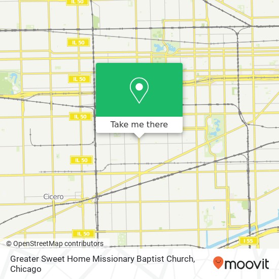Greater Sweet Home Missionary Baptist Church map