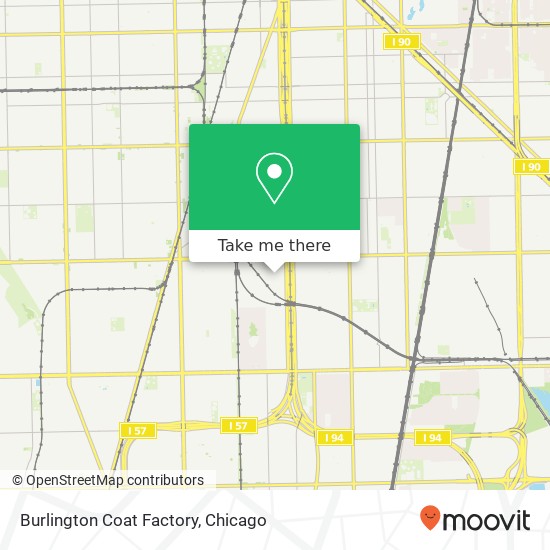 Burlington Coat Factory map