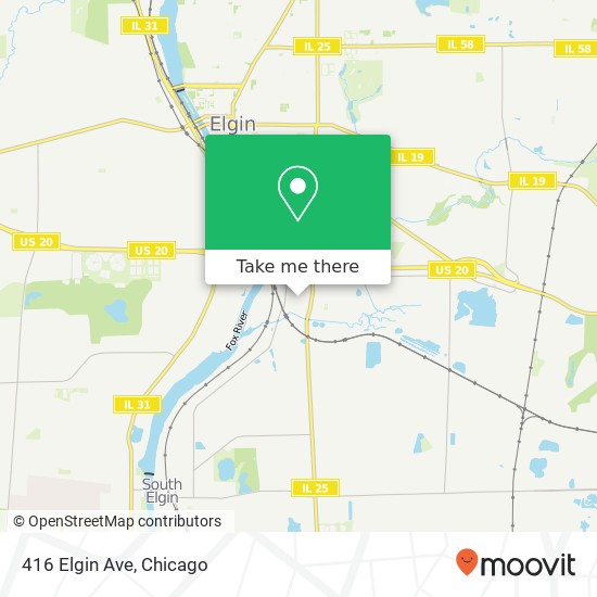 416 Elgin Ave map