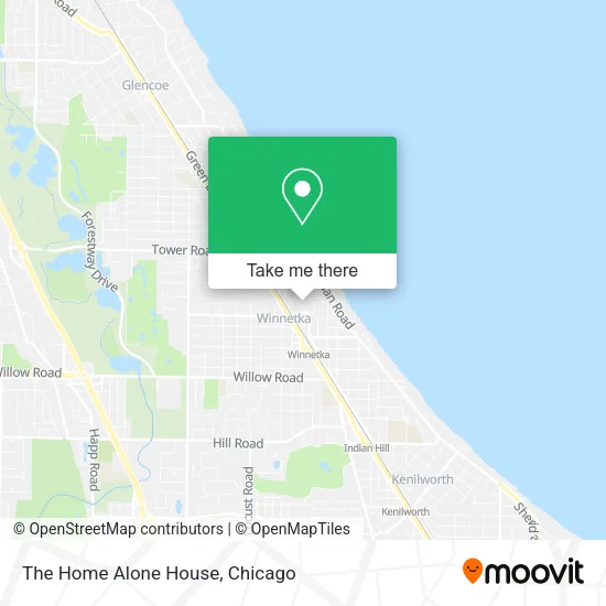 The Home Alone House map