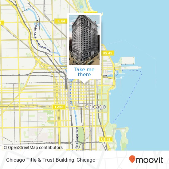 Chicago Title & Trust Building map