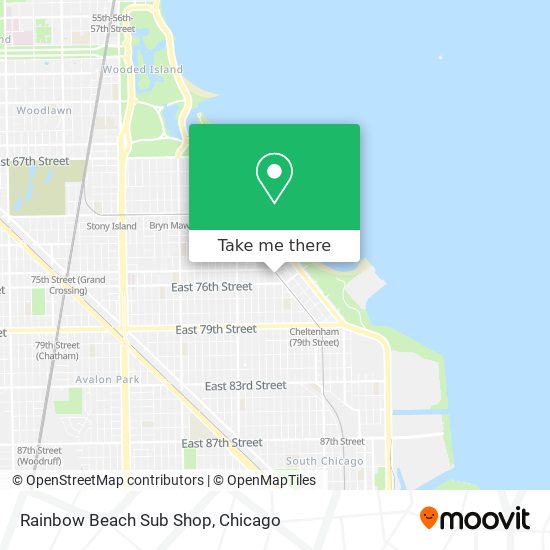 Rainbow Beach Sub Shop map