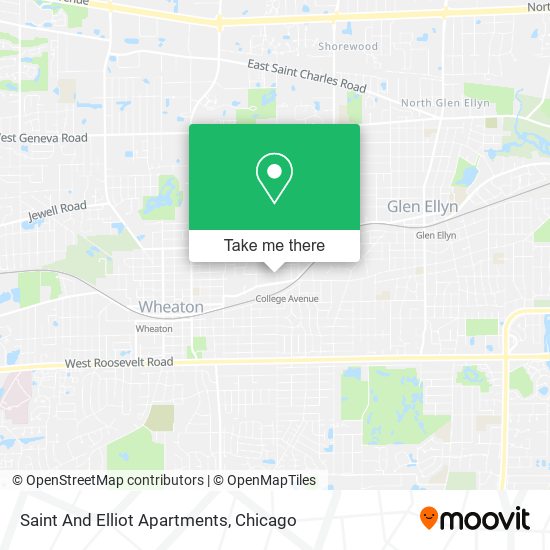 Saint And Elliot Apartments map