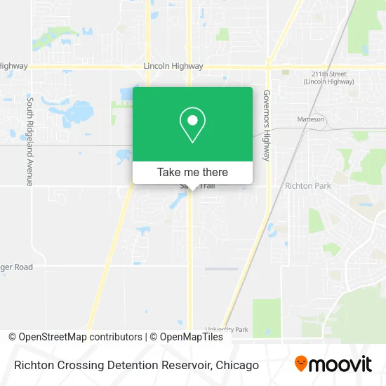 Richton Crossing Detention Reservoir map