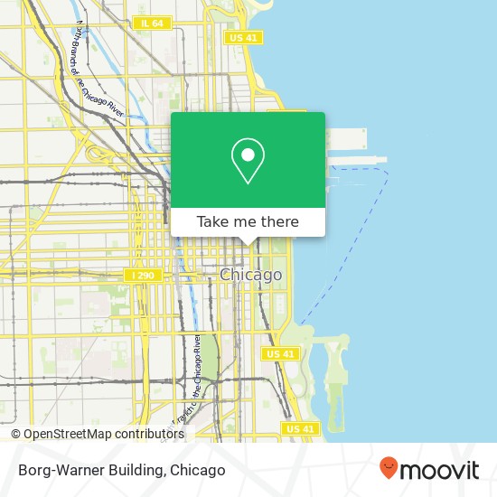 Borg-Warner Building map