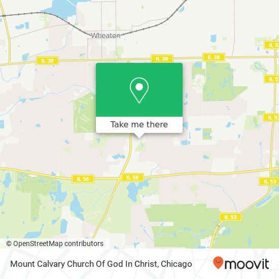 Mount Calvary Church Of God In Christ map