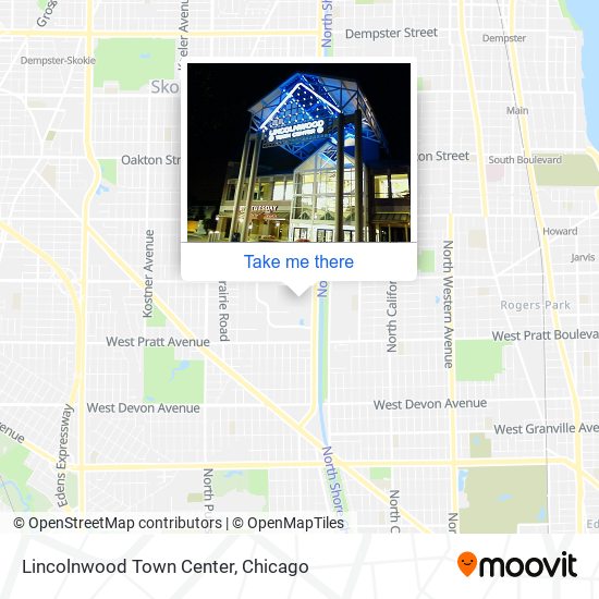 Lincolnwood Town Center map