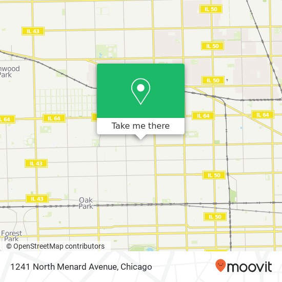 1241 North Menard Avenue map