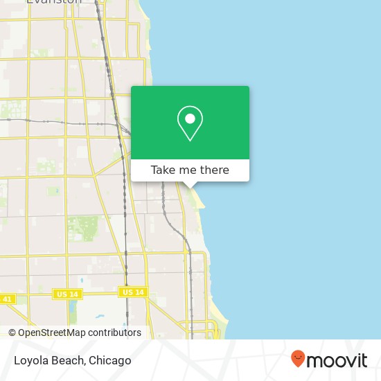 Loyola Beach map