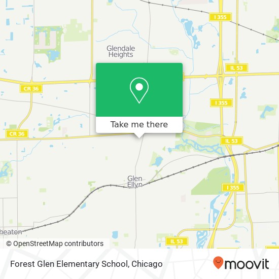 Mapa de Forest Glen Elementary School