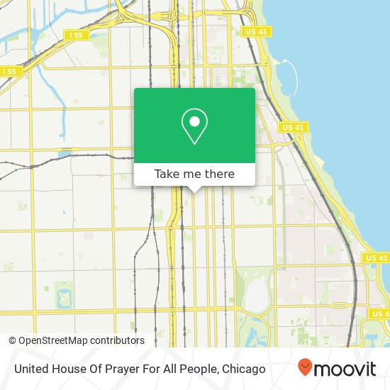 United House Of Prayer For All People map