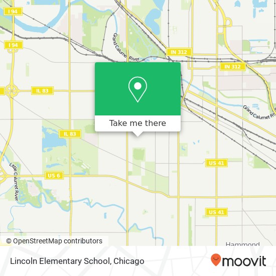 Lincoln Elementary School map