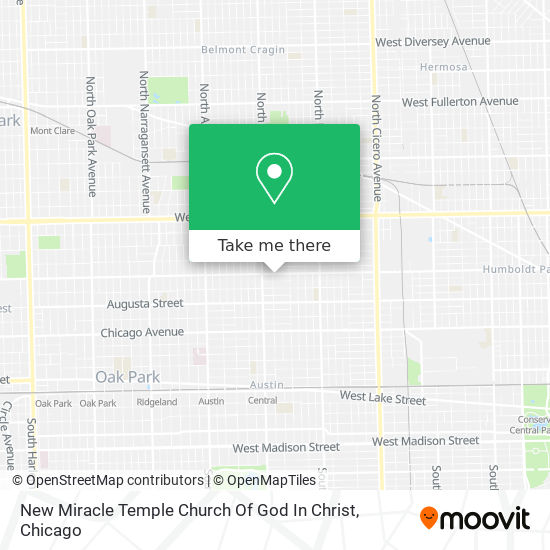 New Miracle Temple Church Of God In Christ map