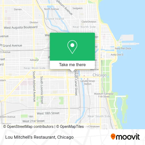 Lou Mitchell's Restaurant map