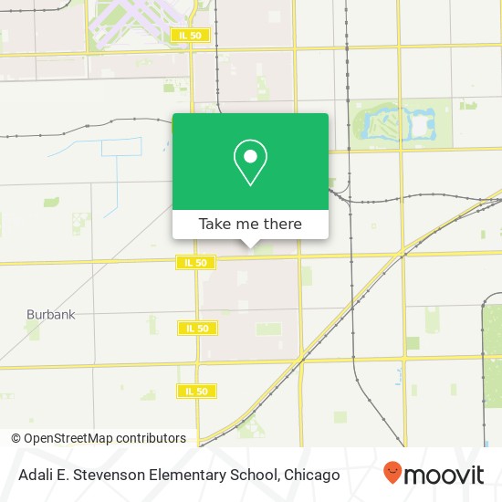 Adali E. Stevenson Elementary School map