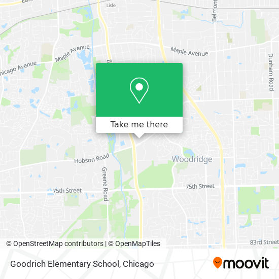 Goodrich Elementary School map