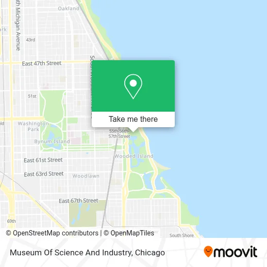 Museum Of Science And Industry map