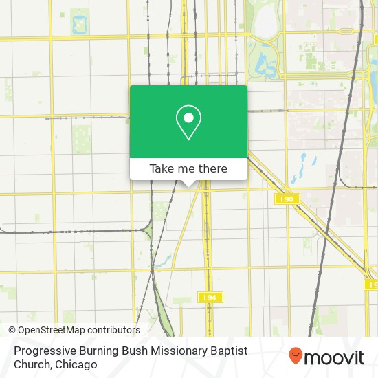 Mapa de Progressive Burning Bush Missionary Baptist Church