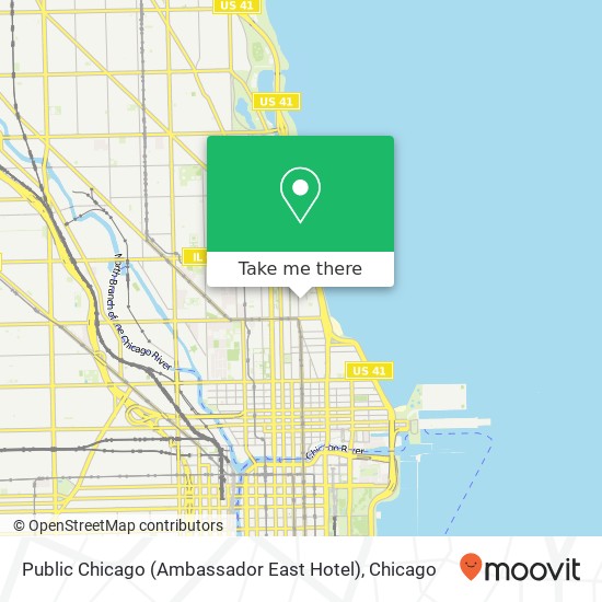 Public Chicago (Ambassador East Hotel) map