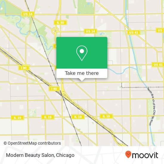 Modern Beauty Salon map