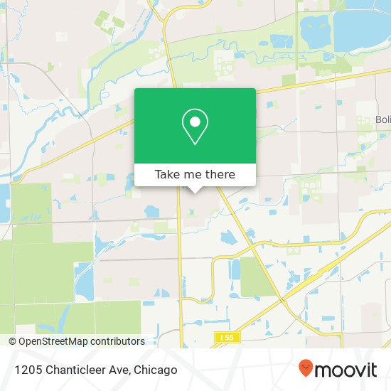 1205 Chanticleer Ave map