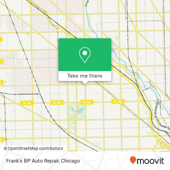 Mapa de Frank's BP Auto Repair