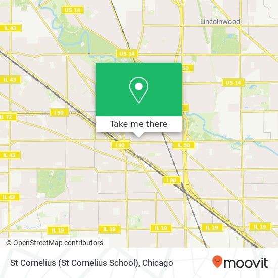 St Cornelius (St Cornelius School) map