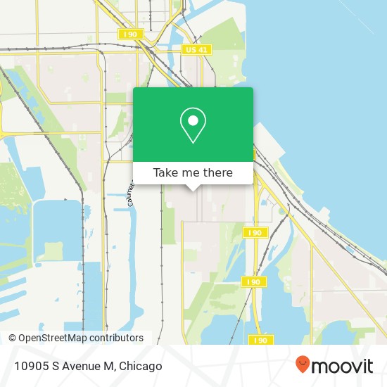 10905 S Avenue M map