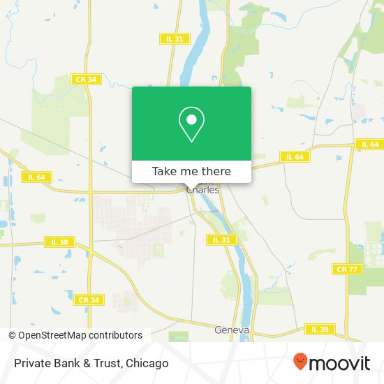 Private Bank & Trust map