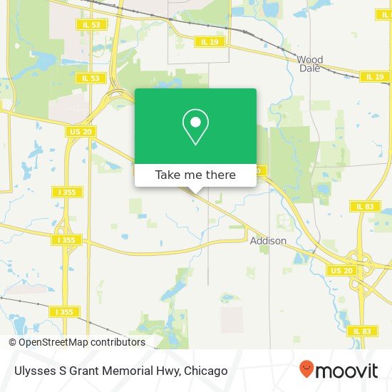 Ulysses S Grant Memorial Hwy map