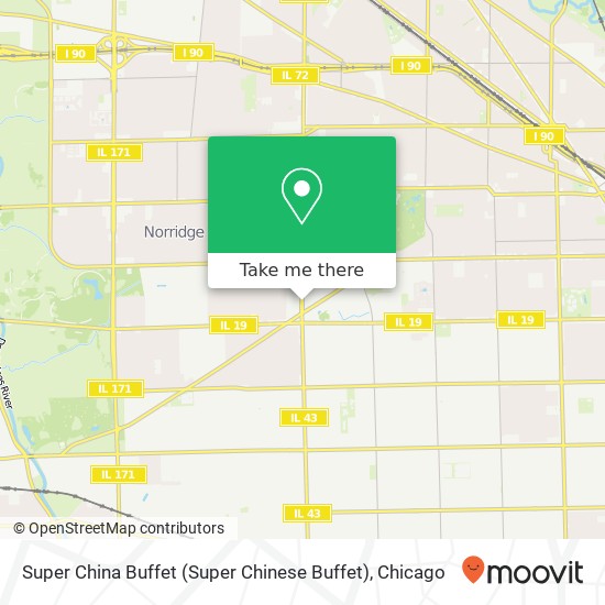 Super China Buffet (Super Chinese Buffet) map