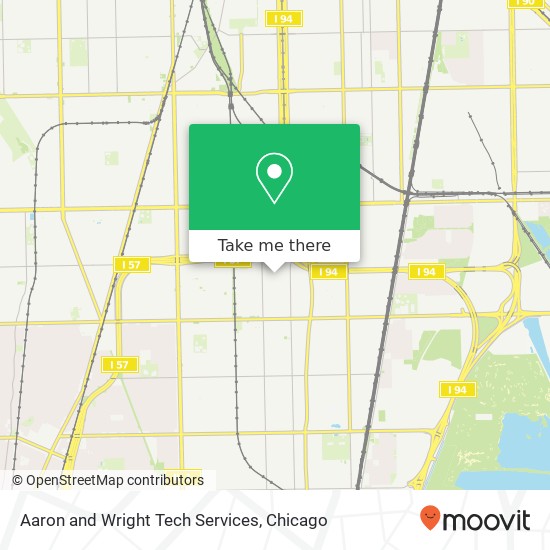 Aaron and Wright Tech Services map