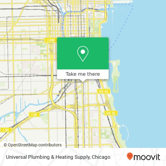 Universal Plumbing & Heating Supply map