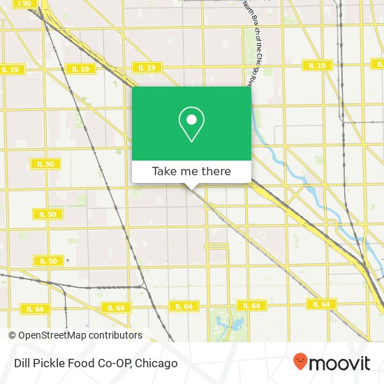 Dill Pickle Food Co-OP map