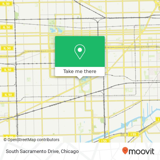 Mapa de South Sacramento Drive