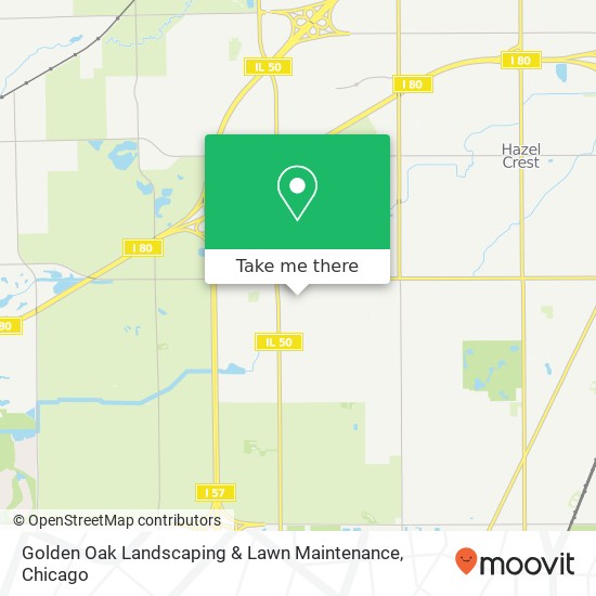 Mapa de Golden Oak Landscaping & Lawn Maintenance