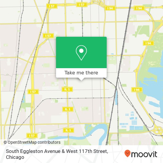 Mapa de South Eggleston Avenue & West 117th Street