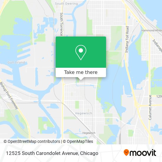 Mapa de 12525 South Carondolet Avenue